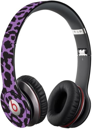 Purple Leopard Decal Skin for Beats Solo HD Headphones by Dr. Dre