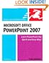 Microsoft Office PowerPoint 2007 for Windows