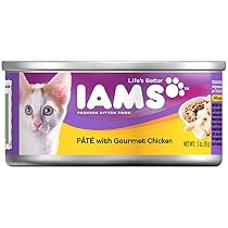 IAMS Pate Kitten Wet Cat Food, Chicken, 3 oz. (Pack of 24)
