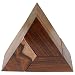 Handcrafted Wooden 3-Piece Triangle Puzzle - Wooden Puzzle Game for Kids and Adults - Travel Toy Game -3.5 x 1.5 x 2.8 Inches RS.297.00