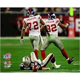 2007 Giants Team Signed Umenyiora and Strahan 20x24 Photograph