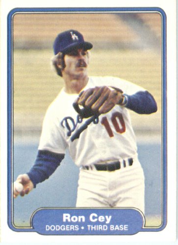 1982 Fleer # 3 Ron Cey Los Angeles Dodgers Baseball Card