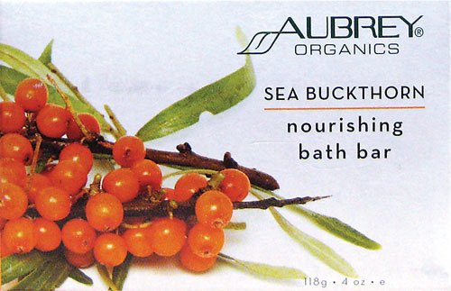 Aubrey Organics - Sea Buckthorn Nourishing Bath Bar, 4.0 oz bar