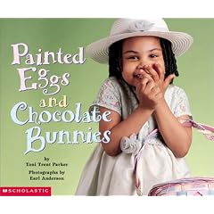 Painted Eggs and Chocolate Bunnies