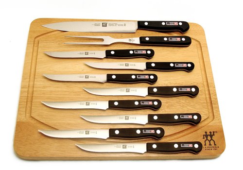 J.A. Henckels Twin Gourmet 11-Piece Knife Set by Meat Carving Sets