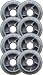BARBED WIRE 80mm 81a OUTDOOR Inline Skate Wheels 8-Pack