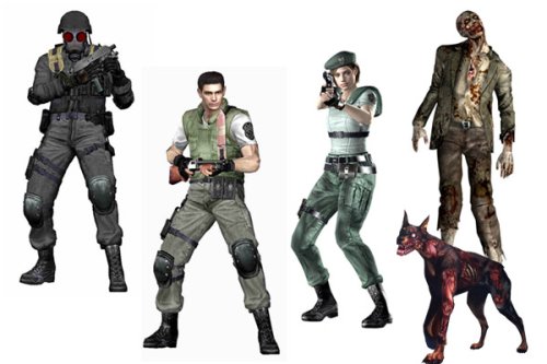 �ͥ� biohazard 10th Anniversary - Action Figures (Set of 4) �������� ������� ���᡼�� �ե��� �����꡼ ���� ư�� �̿���
