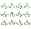 ONE Dozen (12 pieces) of 27" Bamboo Spray with a total of 720 leaves
