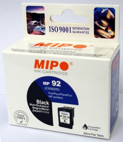 HP - No.92 Compatible Black Ink Cartridge (C9362w).