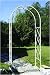 Achla Designs Wrought Iron Lattice Outdoor Garden Arbor I