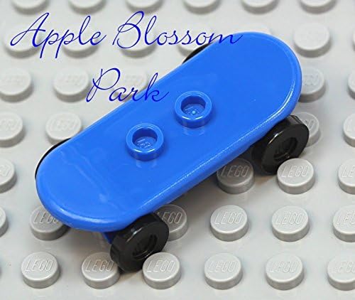 Generic New Lego City Minifig Blue Skateboard Boy Girl Minifigure Skate Board Toy