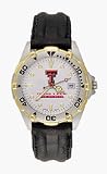 Texas Tech Red Raiders TT All Star Watch with Leather Band - Men's