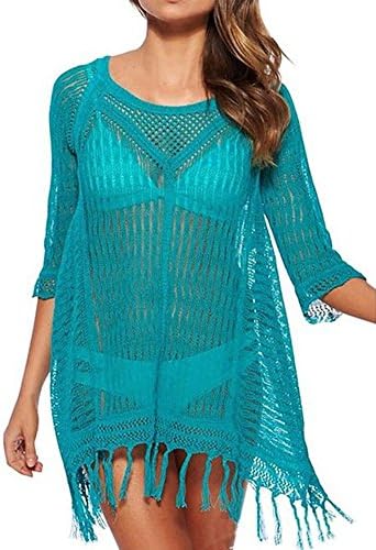 MicaCool Womens Sexy Beige Sleeveless Beach Bikini Swimwear Cover-up