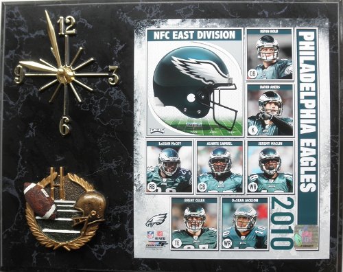Philadelphia Eagles Picture Plaque Clock