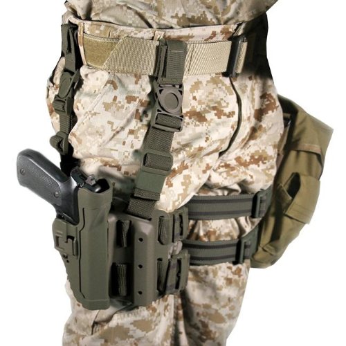 Blackhawk Olive Drab SERPA Level 2 Tactical Holster 430504OD-R