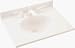 Swanstone VT1B2237011 Tahiti White Swanstone Vanity Top VT1B2237