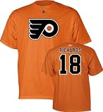 Mike Richards Philadelphia Flyers Orange Name and Number T-Shirt - Large