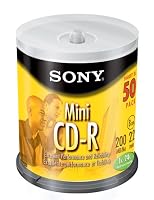 Sony Mini CD-R 22-Min 200 MB Spindle (50-Pack)