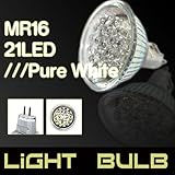 IMAGE OF Mr16 21 Leds 12v Wide Angle White Spot Light Lamp Bulb