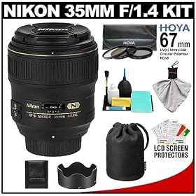 Click here to buy Nikon 35mm f 1.4 G AF-S Nikkor LNikon 35mm f 1.4 G AF-S Nikkor Lens + 3 UV FLD CPL Filters for....