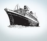 Vinyl Wall Decal Sticker Titanic Cruise Ship #351