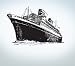 Vinyl Wall Decal Sticker Titanic Cruise Ship #351