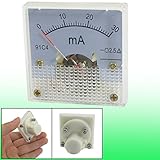 uxcell 電流計 91C4 DC 0?30ミリアン ペア クラス 2.5 精度 アナログ 電流計のゲージ