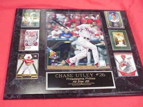 Phillies Chase Utley 6 Card Collector Plaque