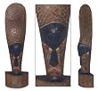 Wood mask, 'Standing Beauty'