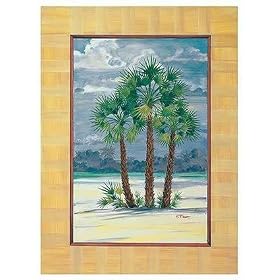 Mediterranean Fan Palm, Art Poster by Paul Brent, size 24