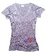 Burnout Crystal Heart Shirt
