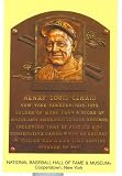 Lou Gehrig National Baseball Hall of Fame Postcard
