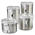Stainless Steel 4-pc. Canister Set
