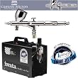 IWATA CUSTOM MICRON CM-C PLUS AIRBRUSHING SYSTEM WITH SMART JET PRO AIR COMPRESSOR