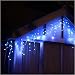 Top Quality Low Energy 15M Blue & White LED Icicles, Consists of 576 super bright leds with memory controller, Ideal for dressing house facia's at christmas