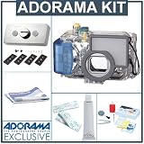 Canon WP-DC15 Waterproof Housing for PowerShot SD-850 with Accessory Kit (includes,Canon WW-DC1 Weight Set (4 pack), Silicon Grease Lubricant, Silica Gel Packs, Professional Lens Cleaning Kit, & Microfiber Lens Cleaning Cloth)