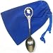 Vintage Souvenir Spoon with Nickel Silver Charm in Gift Bag - Maryland