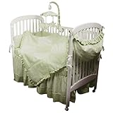 Hoohobbers 4-Piece Crib Bedding, Celery Sherbert