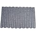 Durable Coporation Rubber Durite 108 Anti-Fatigue Mat, High Traffic and Wet Areas, Straight Weave without Nosing, Black / Yellow