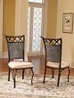 Thyme Antique Bronze with Black Highlights Dining Side Chair, 18-3/4" Seat Height - 2 pcs in 1 carton By Powell Furniture