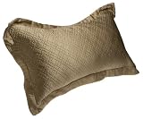 Court of Versailles du Barry Quilted Silk Standard Sham, Sage/Thyme