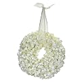 Hydrangea Wreath - White (9")