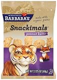 Barbara's Bakery Snackimals Animal Cookies, Peanut Butter, 2.125-Ounce Bags (Pack of 18)