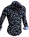 jeansian Men's Slim Fit Long Sleeves Casual Shirts 8620