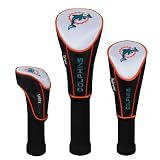 Miami Dolphins Set of Three Headcovers