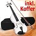 Violine wei� 4/4 inkl. Koffer, Bogen, Br�cke und Kolophonium