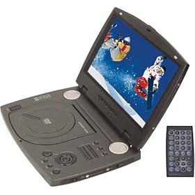 AMW M520B Portable DVD/CD/MP3 Player with 10.2-Inch Widescreen LCD (Black)