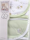 Luvable Friends 2-Pack Receiving Blankets - Green