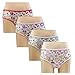 Mmiao Baby 2t-10t Kids Girls Briefs 4-pack Hipster Underwear U Make Me Smile
