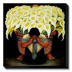 El Vendedor de Alcatraces, Art Poster by Diego Rivera